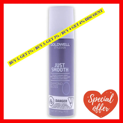 Stylesign Just Smooth Diamond Gloss Spray By Goldwell For Unisex - 4 Oz Hair