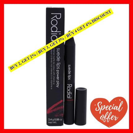 Suede Lips - Power Play By Rodial For Women 0.08 Oz Lipstick