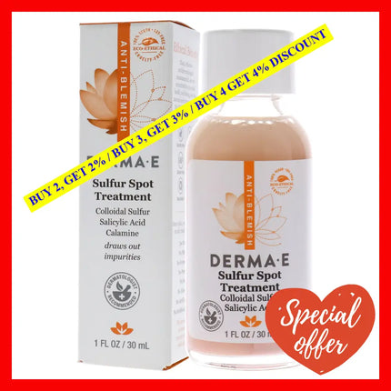 Sulfur Spot Treatment By Derma-E For Unisex - 1 Oz