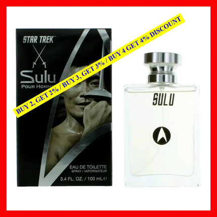 Sulu By Star Trek 3.4 Oz Eau De Toilette Spray For Men