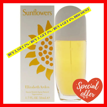 Sunflowers By Elizabeth Arden For Women - 1.7 Oz Edt Spray