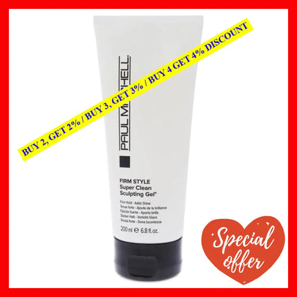 Super Clean Sculpting Gel By Paul Mitchell For Unisex - 6.8 Oz