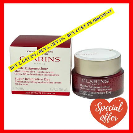 Super Restorative Day Cream By Clarins For Unisex - 1.7 Oz