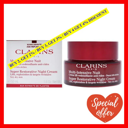 Super Restorative Night Cream - Very Dry Skin By Clarins For Women 1.7 Oz