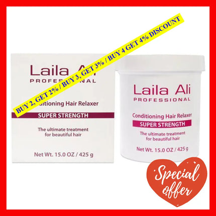 Super Strength Conditioning Hair Relaxer By Laila Ali For Unisex - 15 Oz Treatment