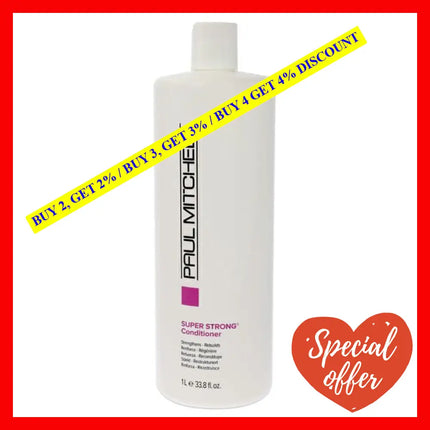 Super Strong Conditioner By Paul Mitchell For Unisex - 33.8 Oz