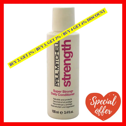 Super Strong Daily Conditioner By Paul Mitchell For Unisex - 3.4 Oz