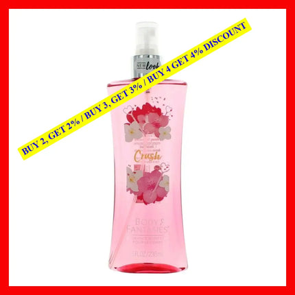 Sweet Crush By Body Fantasies 8 Oz Fragrance Spray For Women