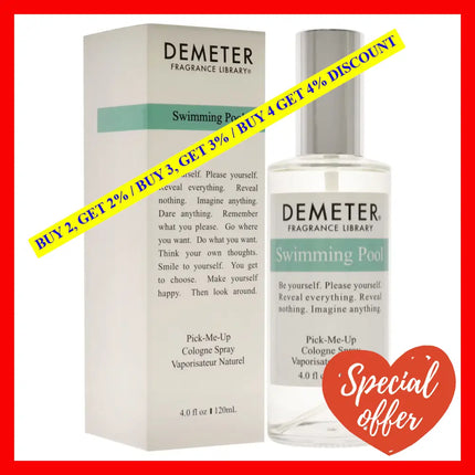 Swimming Pool By Demeter For Women - 4 Oz Cologne Spray