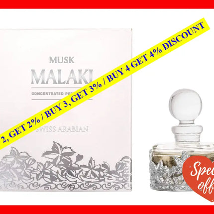 Swiss Arabian Unisex Musk Malaki Perfume Oil 1.01 Oz Fragrances