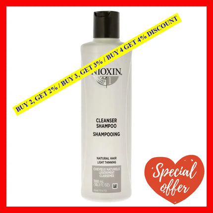 System 1 Cleanser Shampoo By Nioxin For Unisex - 10.1 Oz