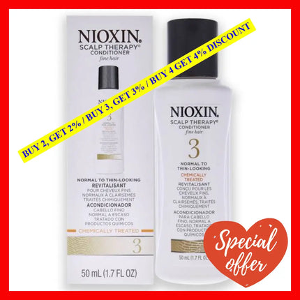 System 3 Scalp Therapy Conditioner By Nioxin For Unisex - 1.7 Oz