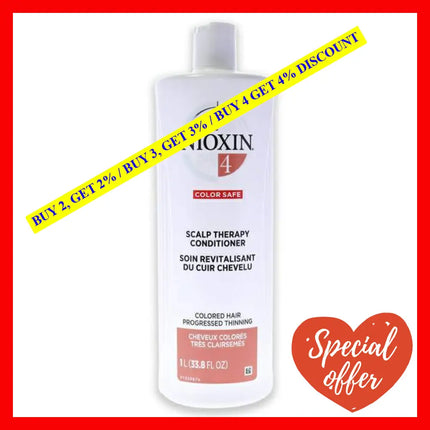 System 4 Scalp Therapy Conditioner By Nioxin For Unisex - 33.8 Oz