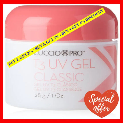 T3 Uv Gel Classic - Clear By Cuccio Pro For Women 1 Oz Nail