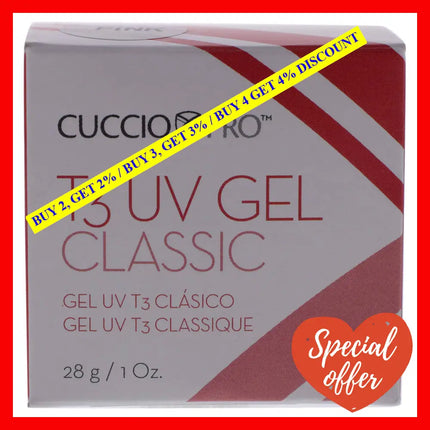 T3 Uv Gel Classic - Pink By Cuccio Pro For Women 1 Oz Nail