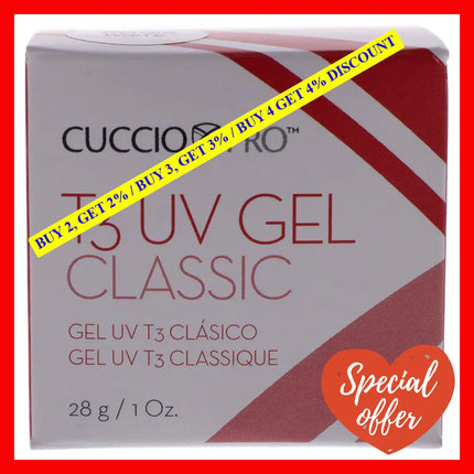 T3 Uv Gel Classic - Whiter White By Cuccio Pro For Women 1 Oz Nail