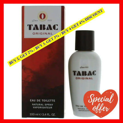 Tabac By Maurer & Wirtz 3.4 Oz Eau De Toilette Spray For Men