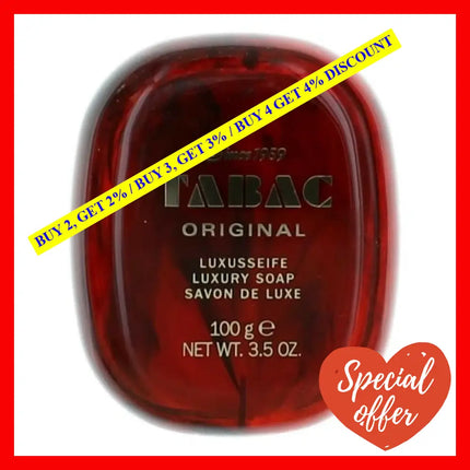 Tabac By Maurer & Wirtz 3.5 Oz Luxury Soap For Men