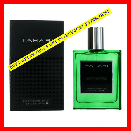 Tahari Lemongrass By Elie 3.4 Oz Eau De Toilette Spray For Men