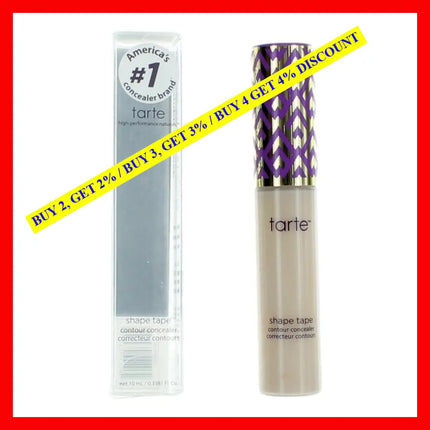 Tarte Shape Tape By Full Coverage Concealer For Women - Porcelain Beige 8B