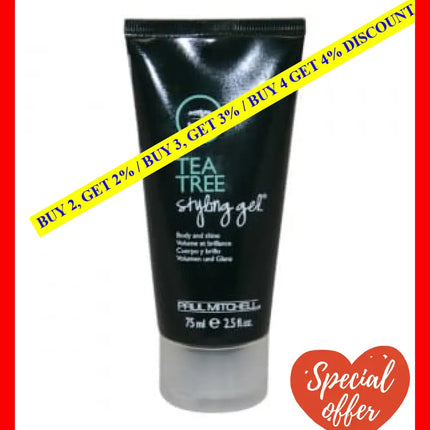 Tea Tree Styling Gel By Paul Mitchell For Unisex - 2.5 Oz