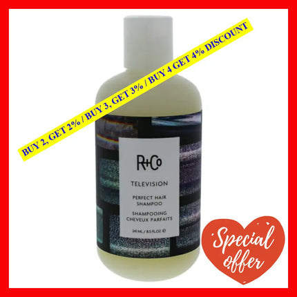 Television Perfect Hair Shampoo By R+Co For Unisex - 8.5 Oz