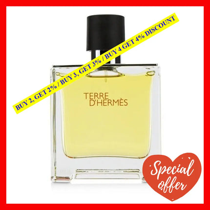 Terre Dhermes By Hermes For Men - 2.5 Oz Pure Perfume Spray