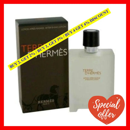 Terre D’hermes By Hermes For Men. Aftershave 3.3-Ounces