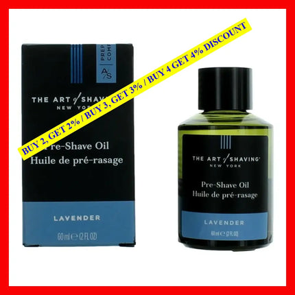 The Art Of Shaving Lavender By 2 Oz Pre-Shave Oil For Men