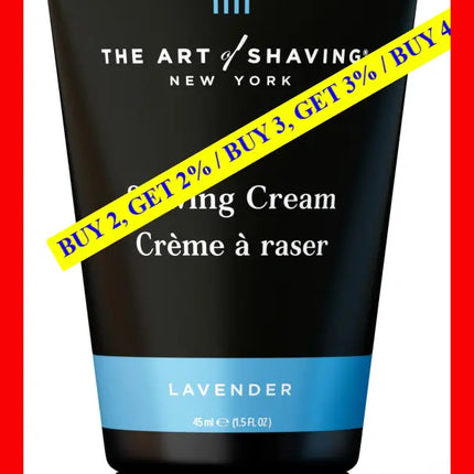 The Art Of Shaving Lavender Travel Kit - Men’s Razor With 1Oz Pre-Shave Oil 1.5Oz Cream Brush &