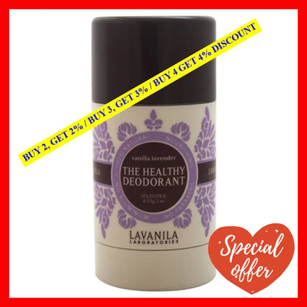 The Healthy Deodorant - Vanilla Lavender By Lavanila For Women 2 Oz Stick