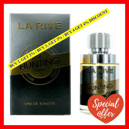 The Hunting Man By La Rive 2.5 Oz Eau De Toilette Spray For Men