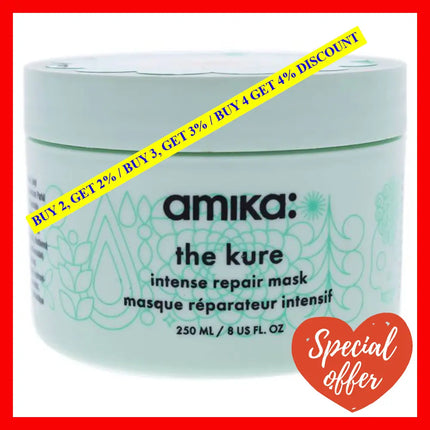 The Kure Intense Repair Mask By Amika For Unisex - 8 Oz