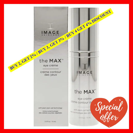 The Max Stem Cell Eye Creme By Image For Unisex - 0.5 Oz Cream