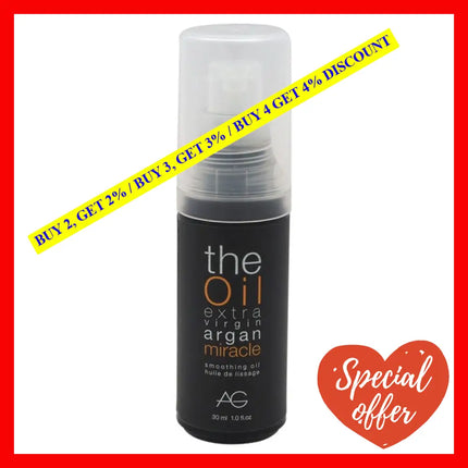 The Oil Organic Extra Virgin Argan Miracle By Ag Hair Cosmetics For Unisex - 1 Oz