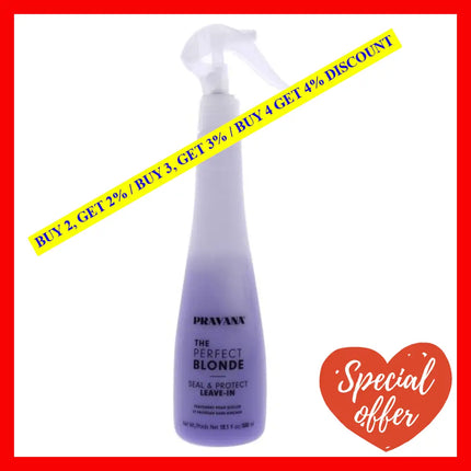 The Perfect Blonde Seal And Protect Leave-In Treatment By Pravana For Unisex - 10.1 Oz