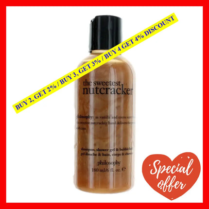 The Sweetest Nutcracker By Philosophy 6 Oz Shampoo Shower Gel And Bubble Bath For Women