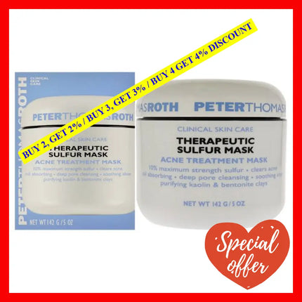 Therapeutic Sulfur Mask By Peter Thomas Roth For Unisex - 5 Oz Treatment