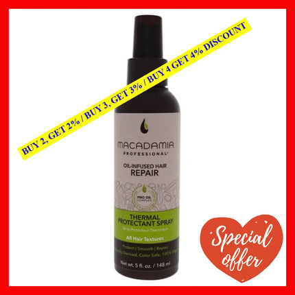 Thermal Protectant Spray By Macadamia Oil For Unisex - 5 Oz Hair