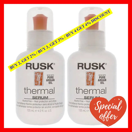 Thermal Serum By Rusk For Unisex - 4.2 Oz Pack Of 2