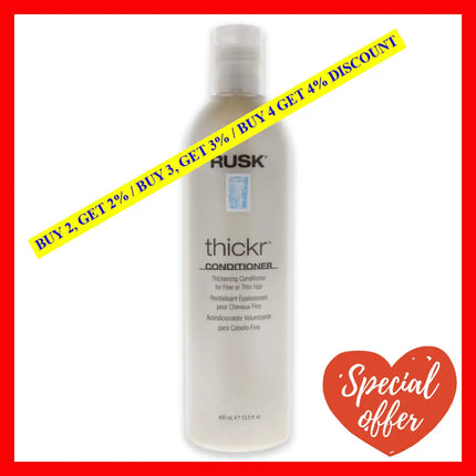 Thickr Thickening Conditioner By Rusk For Unisex - 13.5 Oz