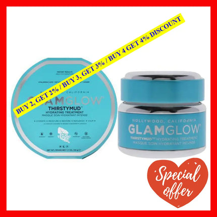 Thirstymud Hydrating Treatment By Glamglow For Unisex - 1.7 Oz