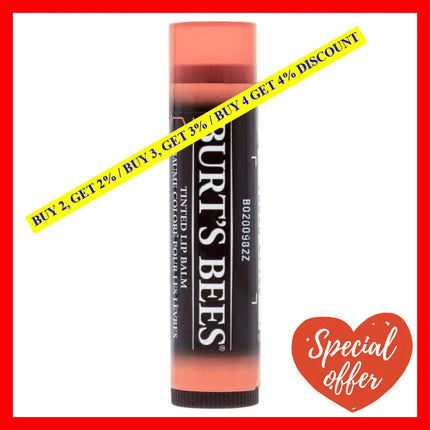 Tinted Lip Balm - Zinnia By Burts Bees For Women 0.15 Oz