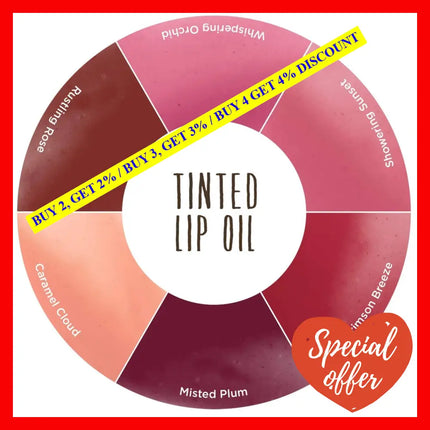 Tinted Lip Oil - 621 Crimson Breeze By Burts Bees For Women 0.04 Oz