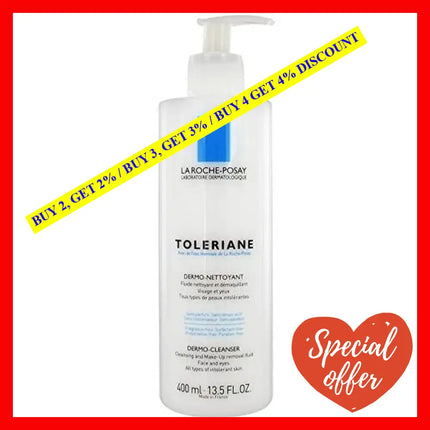 Toleriane Dermo-Cleanser By La Roche-Posay For Women - 13.5 Oz Cleanser