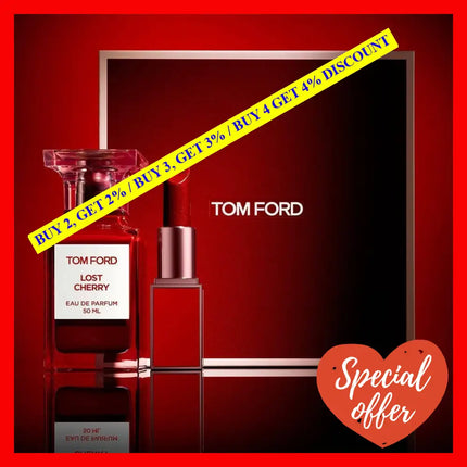 Tom Ford Lost Cherry 2 Pcs Set: 1.7 Eau De Parfum+0.33 Parfum