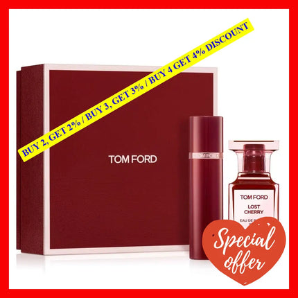 Tom Ford Lost Cherry 2 Pcs Set: 1.7 Eau De Parfum+0.33 Parfum