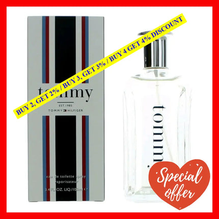 Tommy By Hilfiger 3.4 Oz Eau De Toilette Spray For Men