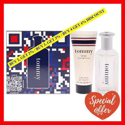 Tommy By Hilfiger For Men - 2 Pc Gift Set 1.7 Oz Edt Spray And 3.4 Body Wash