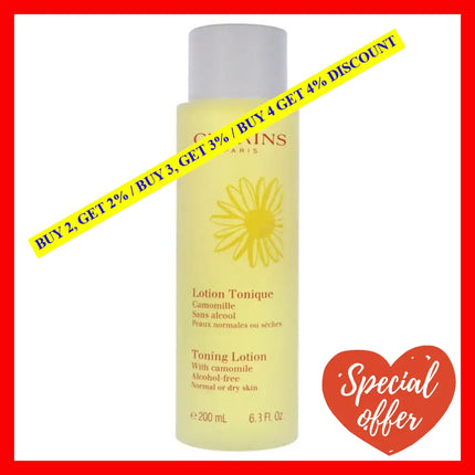 Toning Lotion With Camomile By Clarins For Unisex - 6.8 Oz